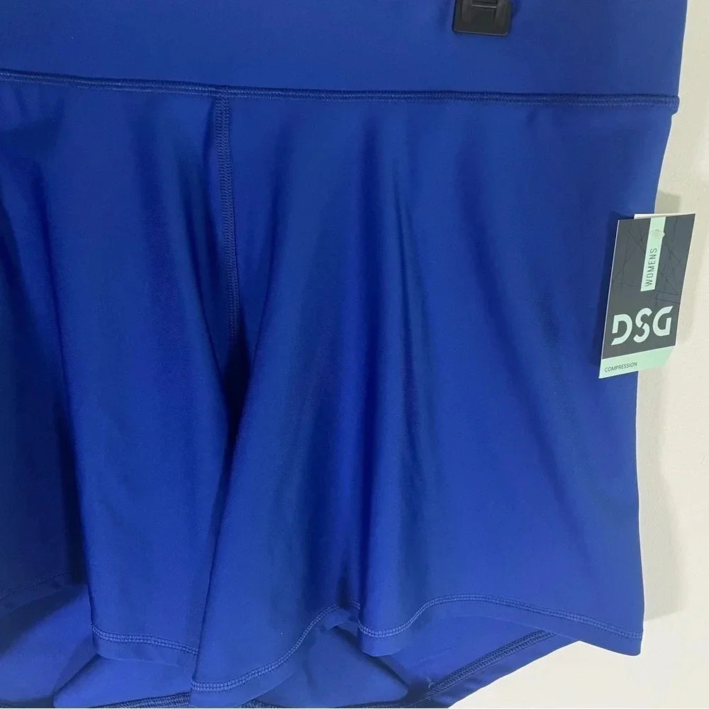 DSG Blue Compression Mid Rise Spandex Shorts Size 2X NWT - Picture 3 of 7